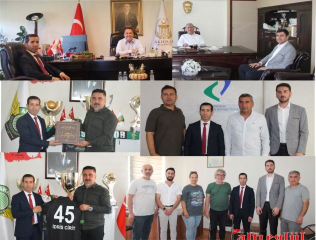 BASIN İLAN KURUMU MANİSA ŞUBE MÜDÜRÜ AKHİSAR’DA ZİYARETLERDE BULUNDU