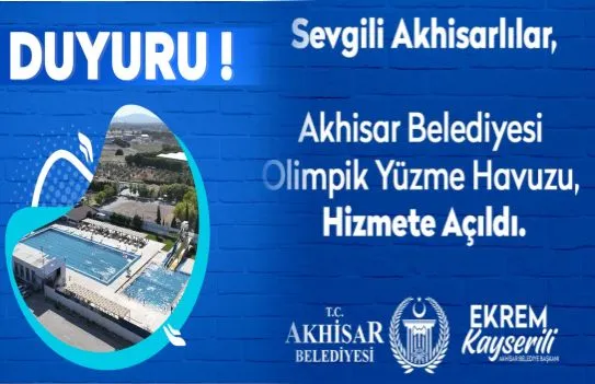 Olimpik Yüzme Havuzu ve Spor Kompleksi Açılıyor