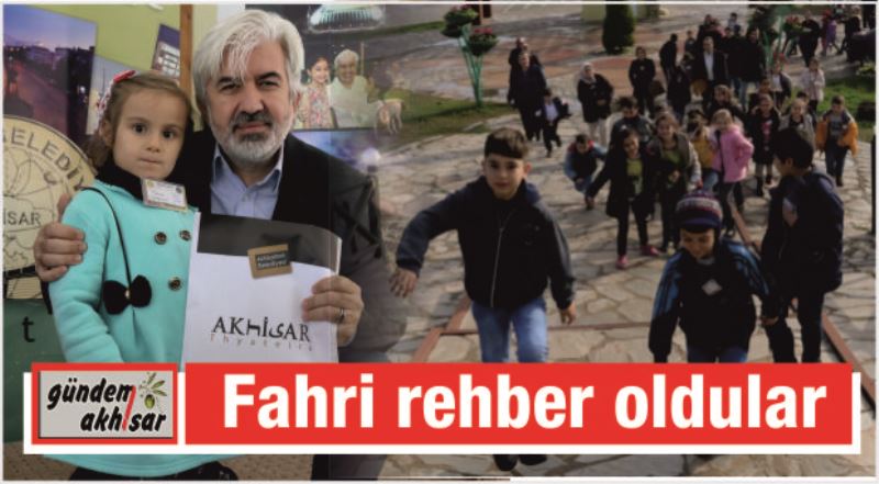 Akhisar’da öğrenciler şehrini keşfederek fahri rehber oldular