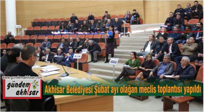 Şubat ayı olağan belediye meclis toplantısı yapıldı