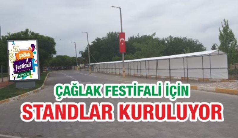 Standlar Festivale Hazırlanıyor…