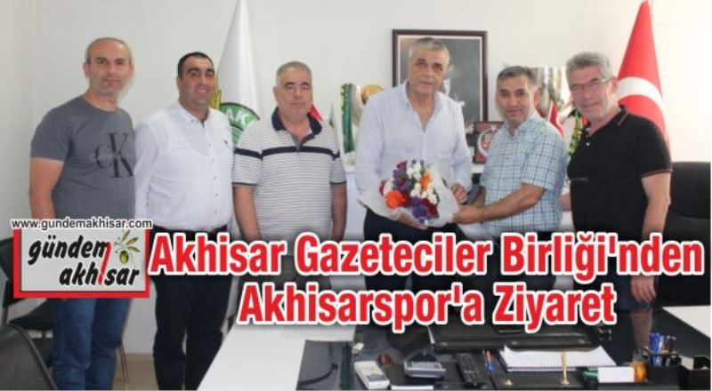 Yerel basın Akhisarspor Yönetimi’ni ziyaret etti.