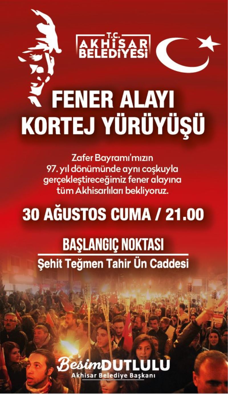 Akhisar Belediyesi’nden Fener Alayı’na çağrı!!!