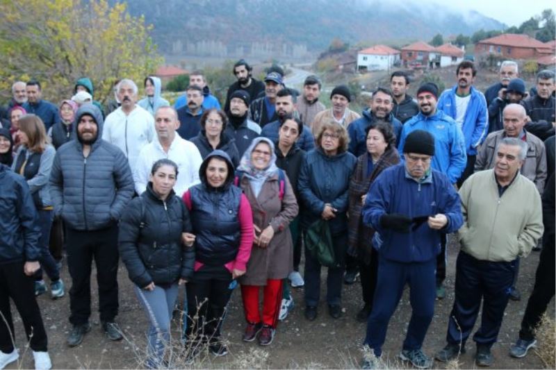 Kış ayının ilk doğa yürüyüşü Sarnıç’ta yapıldı