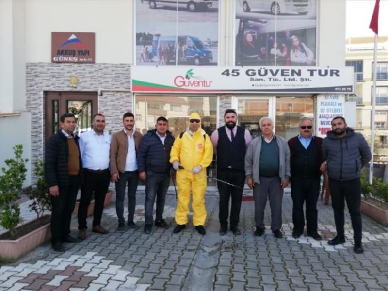 GÜVEN TUR ARAÇLARINI DEZENFEKTE ETTİRDİ