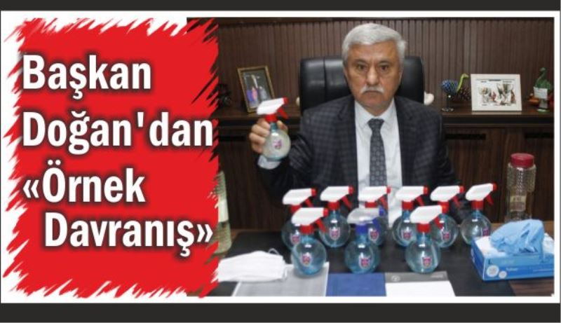 BAŞKAN HALİL İBRAHİM DOĞAN’DAN ÖRNEK DAVRANIŞ