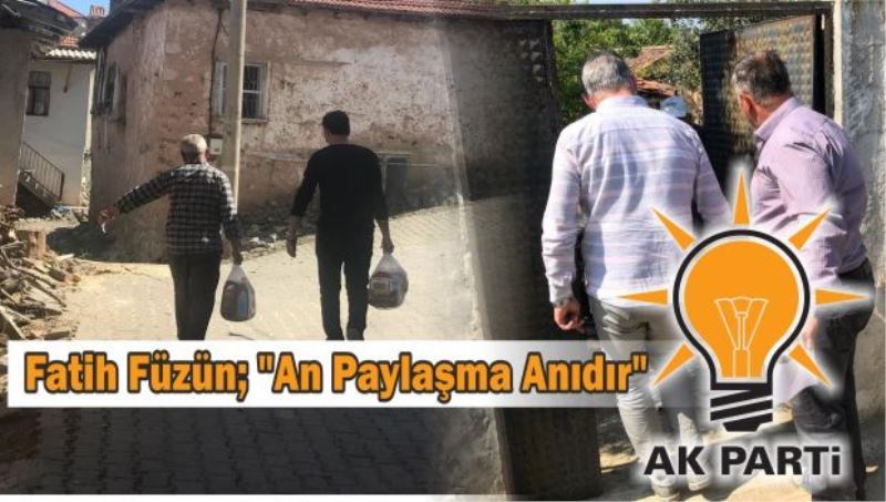 Fatih Füzün; “An Paylaşma Anıdır”