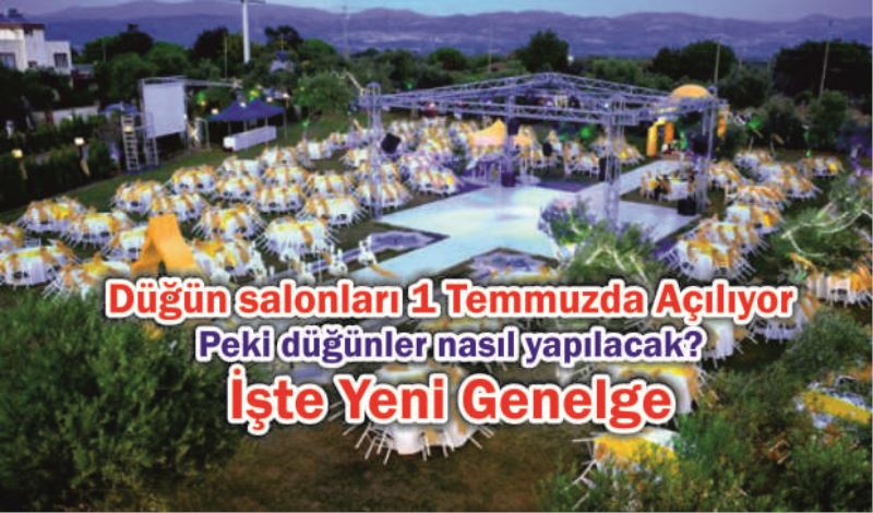 Düğün Genelgesi Yayınlandı…