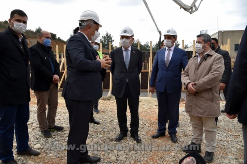 Gölmarmara’da Hidroelektrik Santrali Temeli Atıldı.