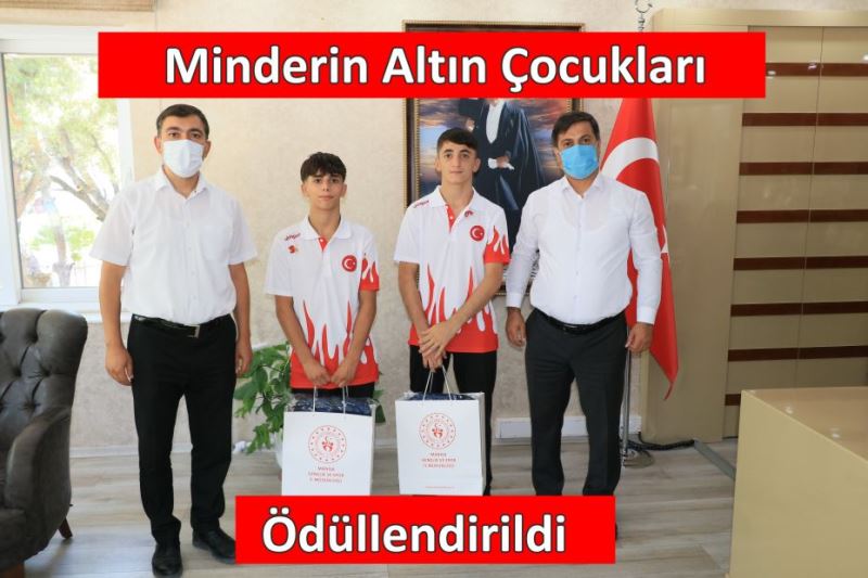 Minderin Altın Çocukları Ödüllendirildi