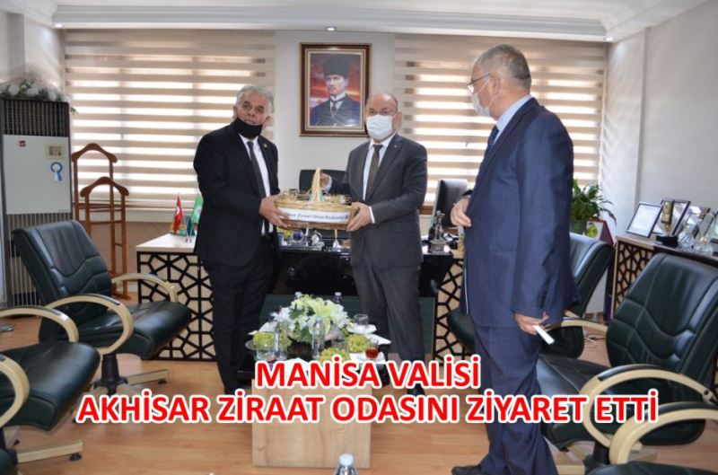 MANİSA VALİSİ AKHİSAR ZİRAAT ODASINI ZİYARET ETTİ