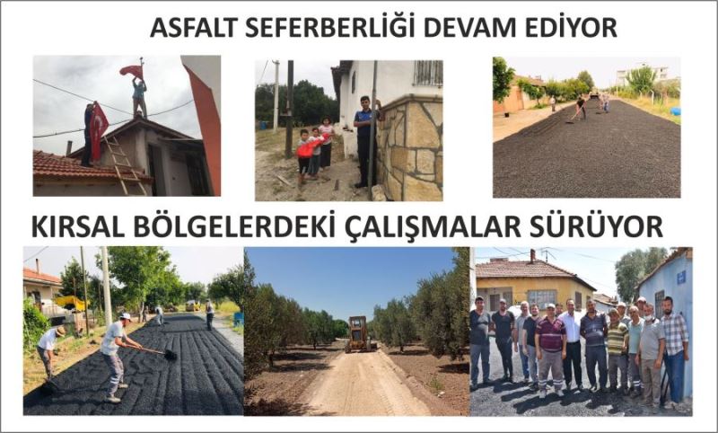 ASFALT SEFERBERLİĞİ DEVAM EDİYOR